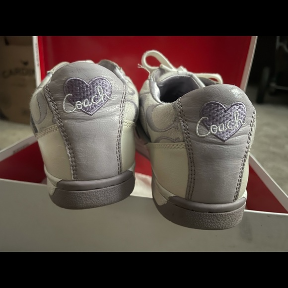 Lilac Coach Sneakers size 7 - Picture 5 of 6